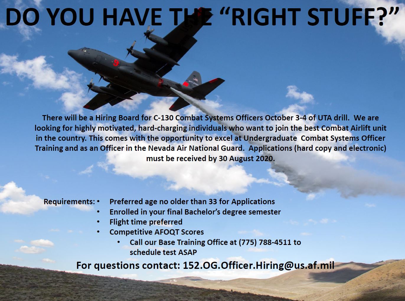 Do you have the right stuff infographic